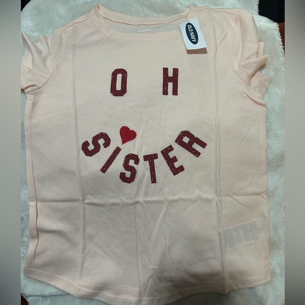 Old Navy Kids Pink 'Oh Sister' Tee